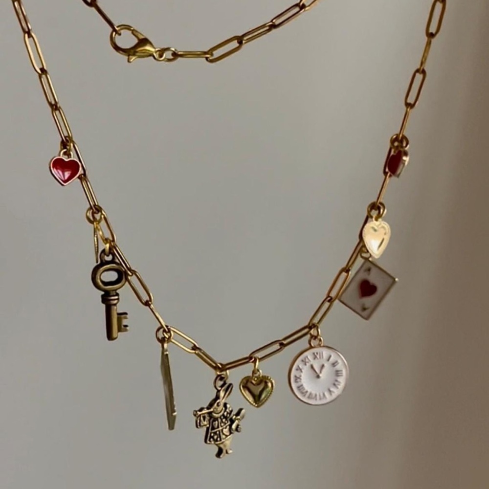 Gold Charm Necklace
